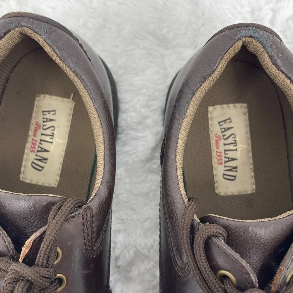 EASTLAND CONWAY Men's Brown Leather Shoes SIZE 10.5D